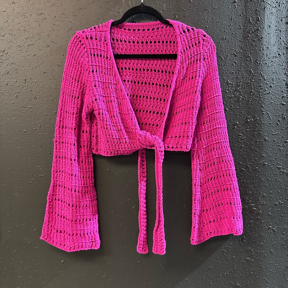 Pink Knit Women's Sweater
